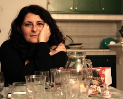 Stefania Salomone in her home in northern Rome. Salomone started a website for women who, like her, have had relationships with priests. (Veronica Venturini/GlobalPost)
